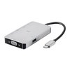 Monoprice Consul Series USB-C HDMI Adapter with VGA_ Gigabit Ethernet_ 2-Port US 34184